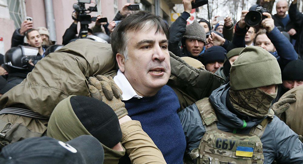 Saakașvili, acuzat de sechestrarea unei comisii parlamentare. Foto: TV8