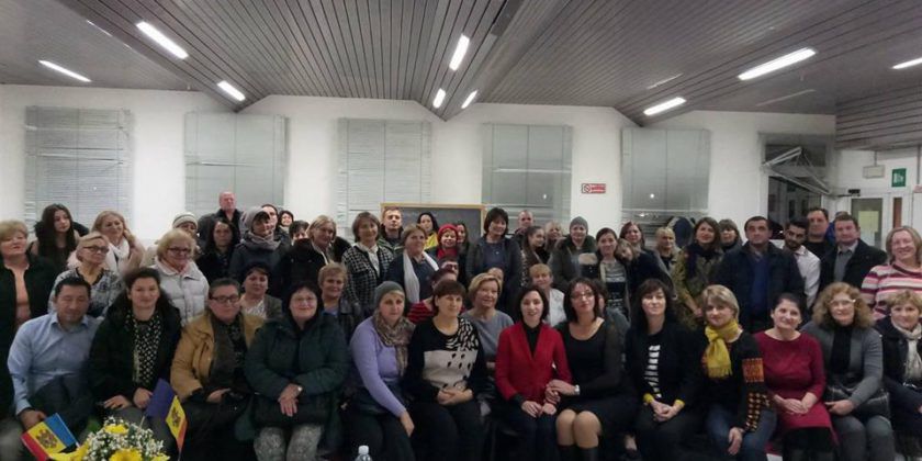 Maia Sandu a fost în vizită la diaspora din Italia