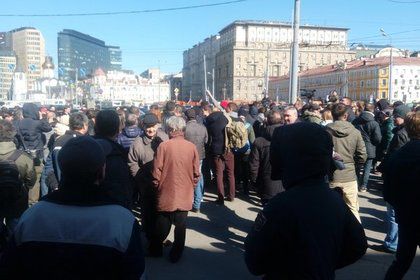 Участникам несогласованного митинга на Тверской предложили поехать в Сокольники.