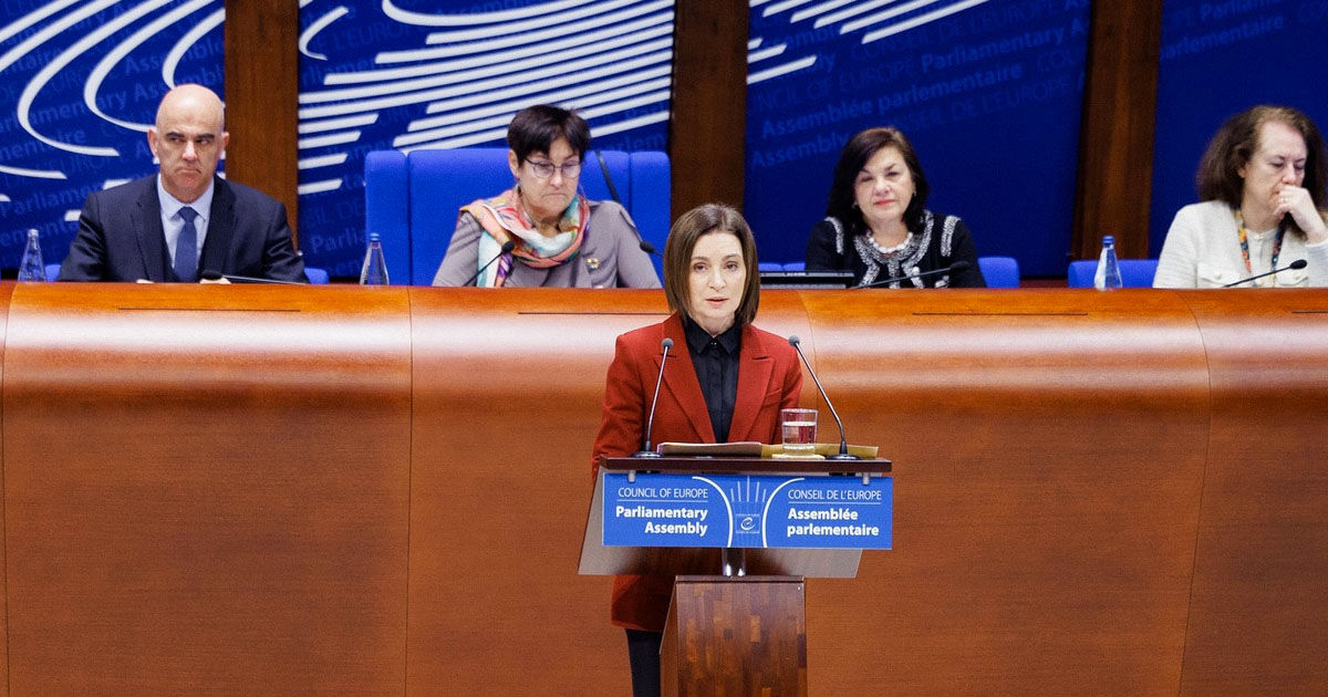 Sandu: Kremlinul a vrut să controleze Chișinăul pentru a utiliza Moldova contra Ucrainei.