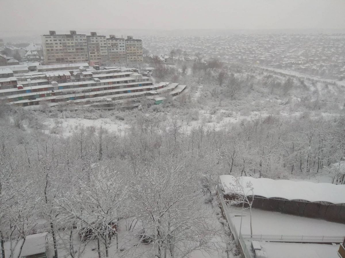 Cer noros și temperaturi cu minus în nordul țării. Meteo în toată ţara. Foto: agora.md