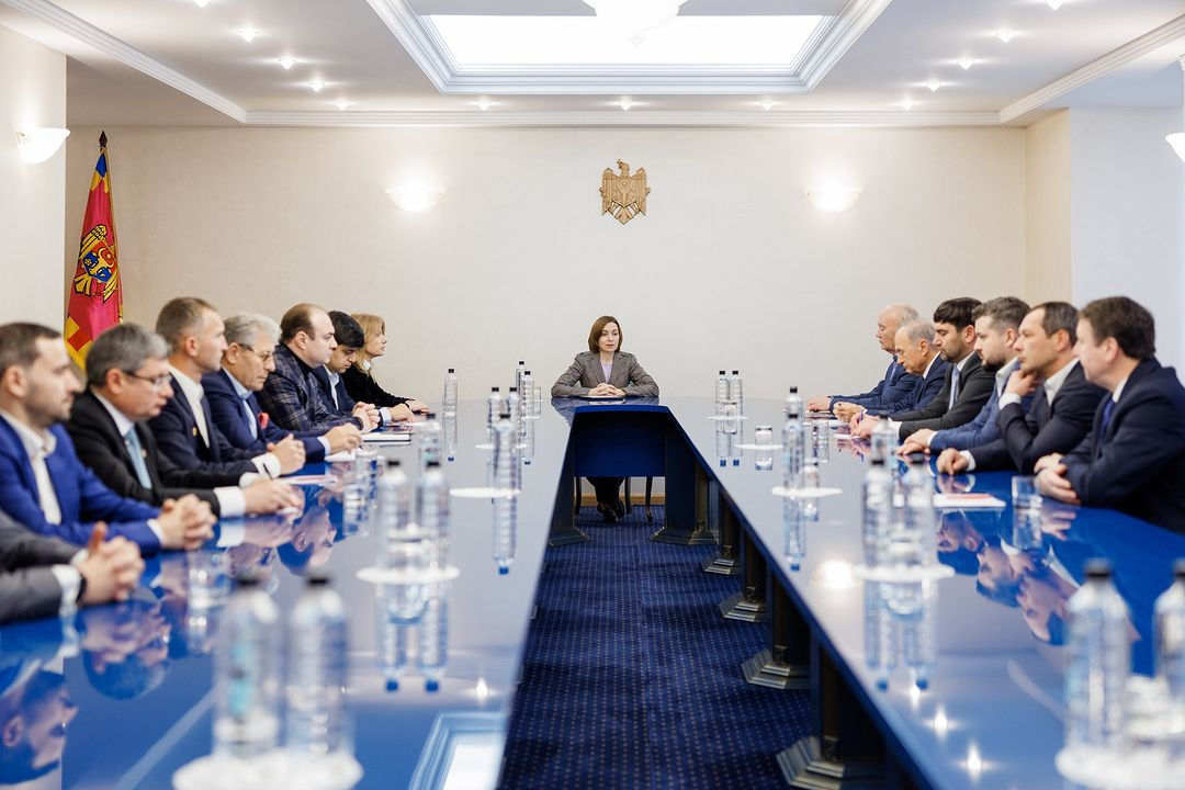 Maia Sandu, la consultări cu partidele: Avem nevoie de măsuri urgente.