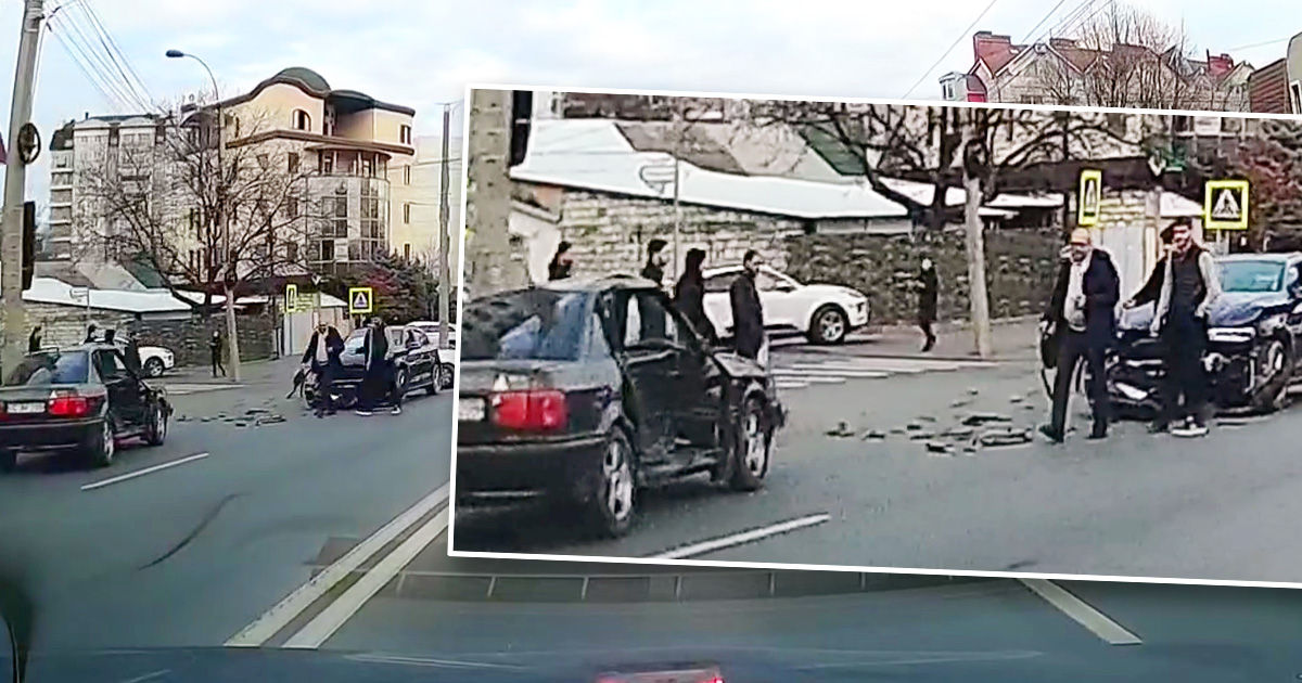 ДТП в Кишиневе: повреждены два автомобиля. Коллаж: Point.md