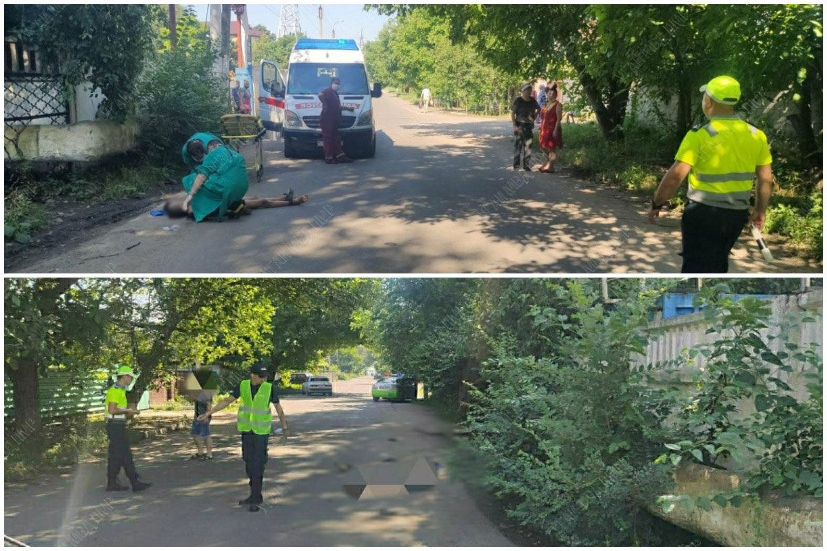 В Тирасполе пешеход неожиданно вышел на дорогу и попал под колёса.