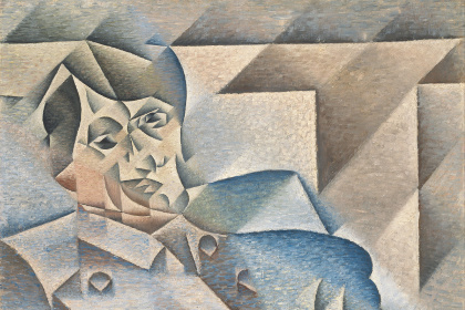 Фрагмент портрета Пикассо. Изображение: Хуан Грис (Juan Gris)