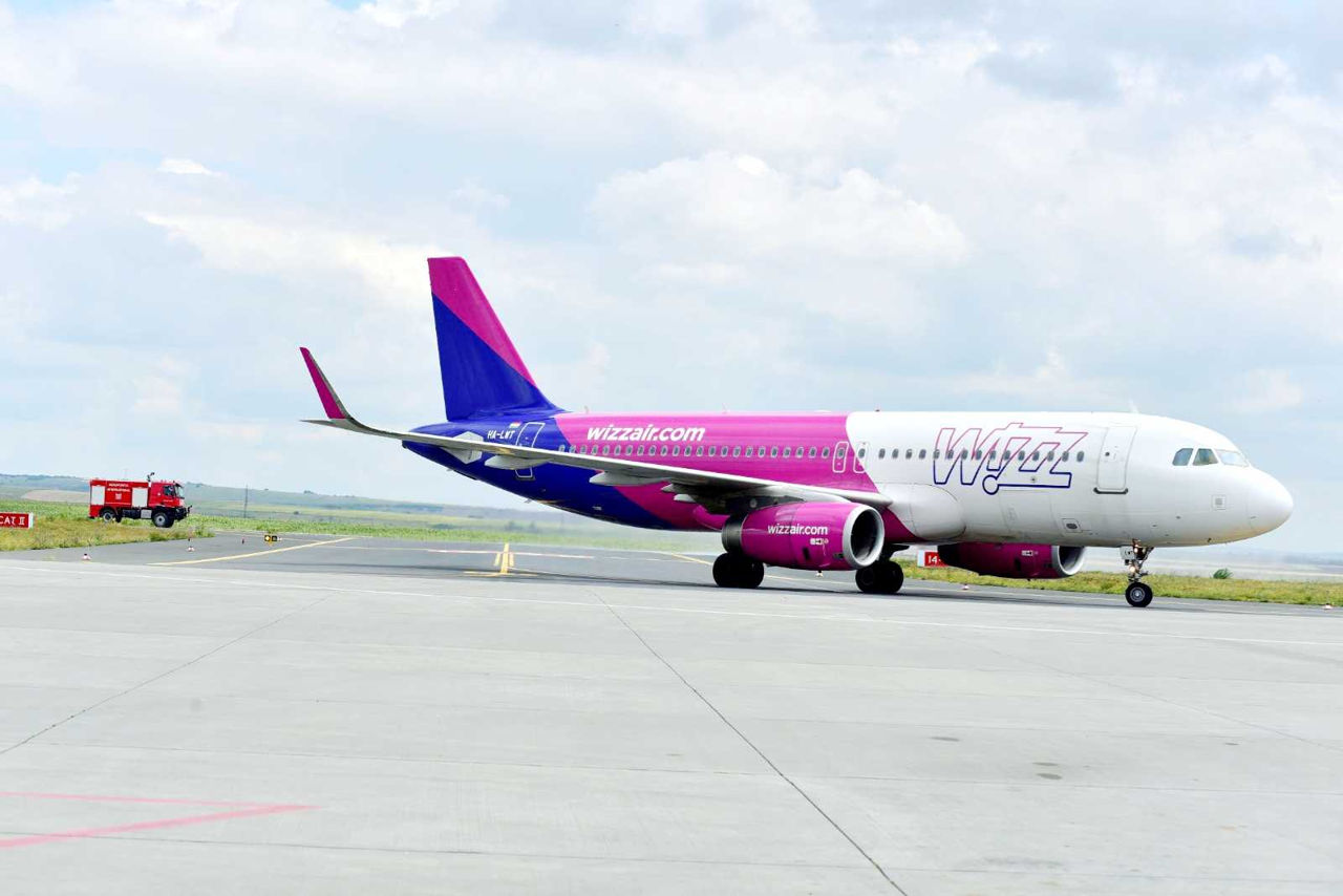 Wizz Air запускает 100 дополнительных рейсов из Бухареста в октябре.