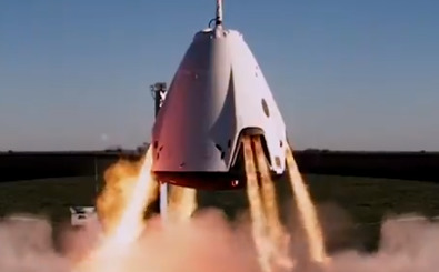 SpaceX испытала аварийные системы Crew Dragon.
