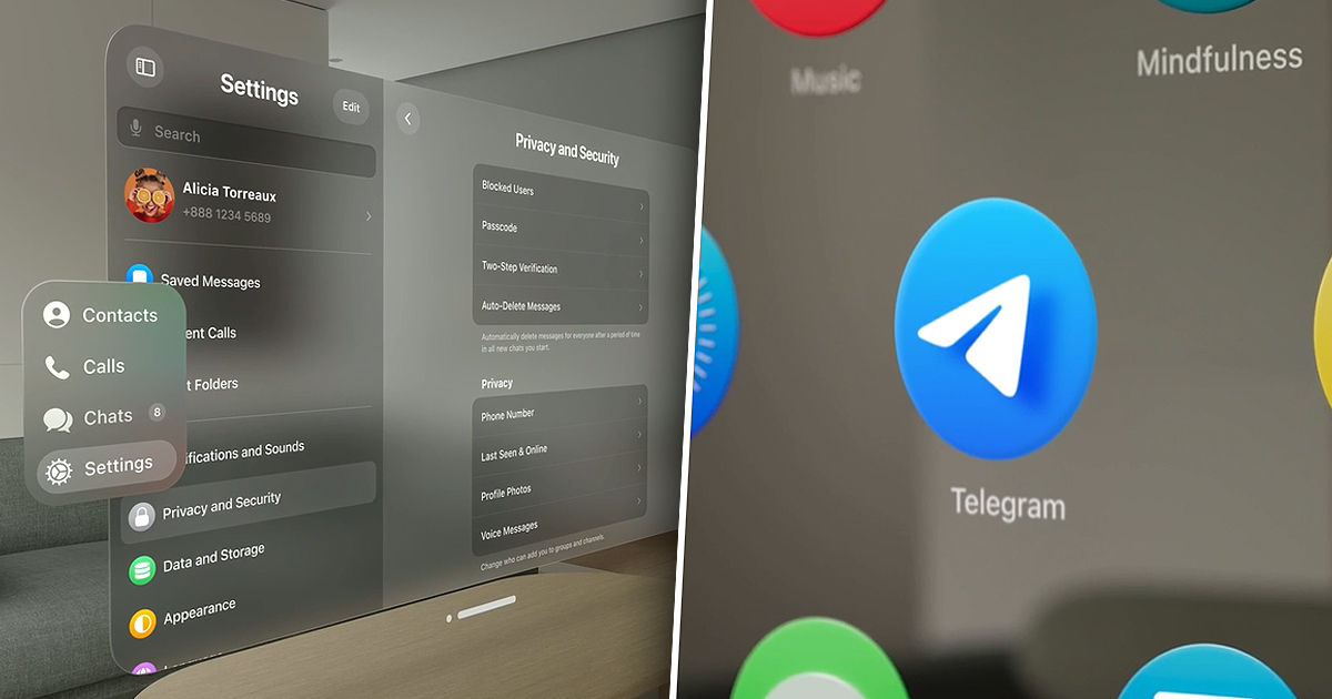 Дуров показал версию Telegram для дополненной реальности.