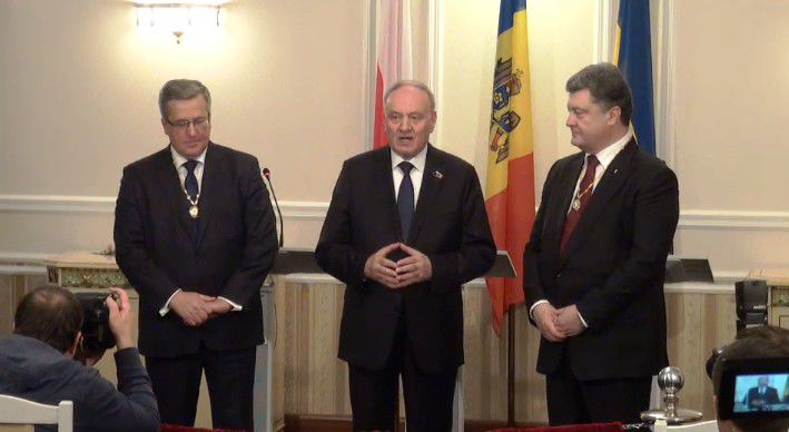 Президент Молдовы и президент Украины