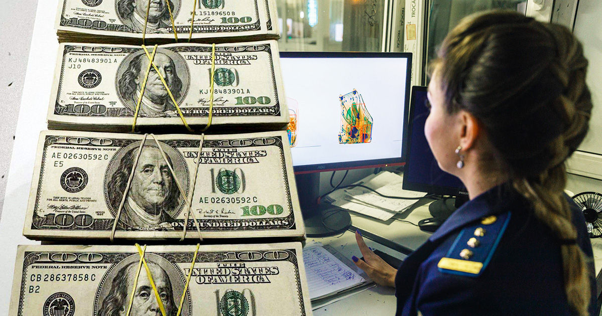 Гражданин США пытался незаконно вывезти из Молдовы более $38 000. Коллаж: Point.md