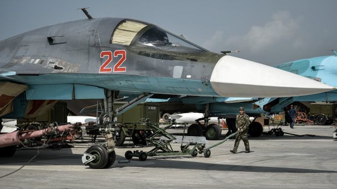 У России в Сирии – около 30 боевых самолетов и небольшой наземный контингент.