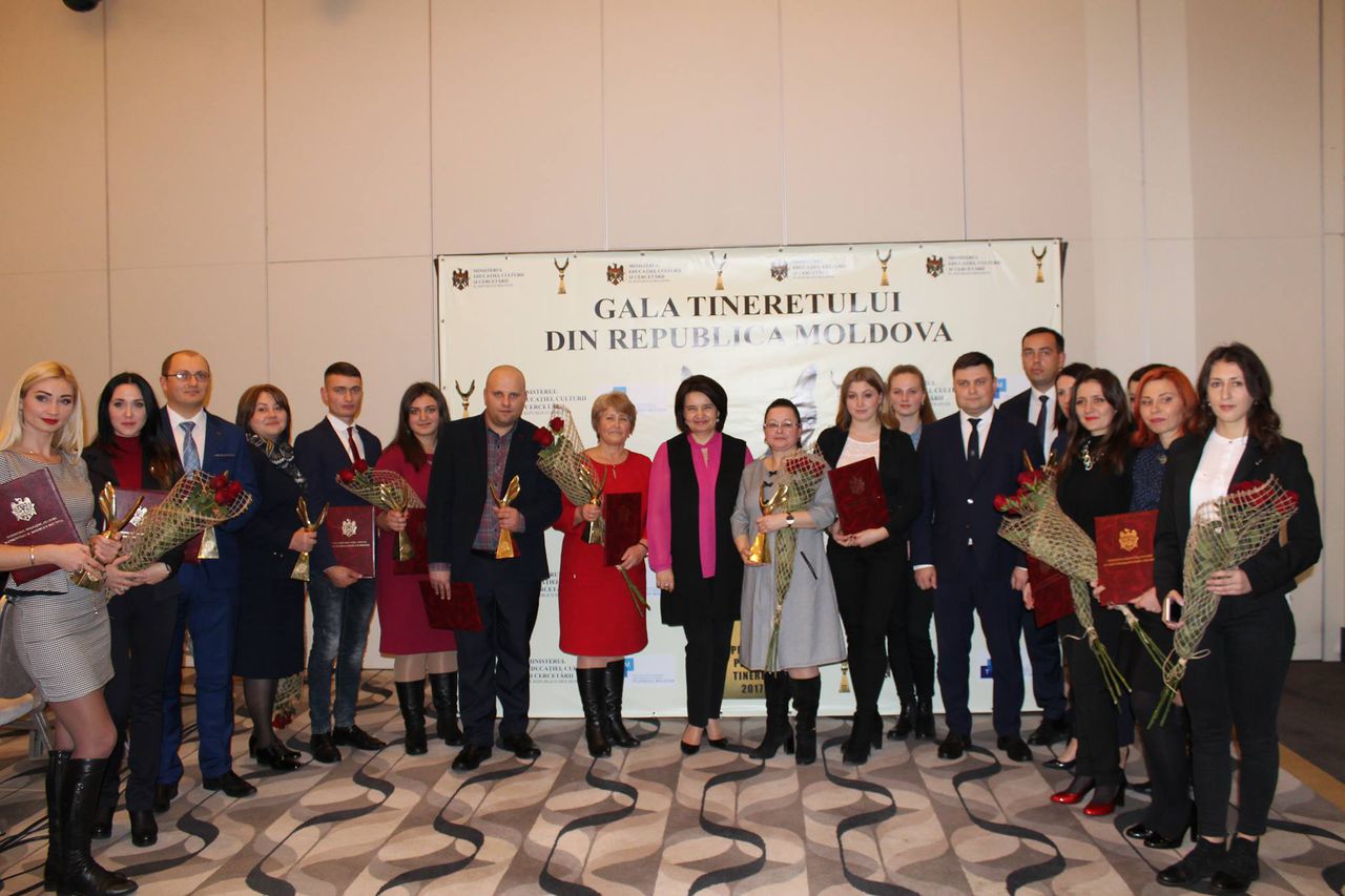 Gala Premiilor Naționale pentru Tineret: Cine sunt câştigătorii. Foto: mc.gov.md