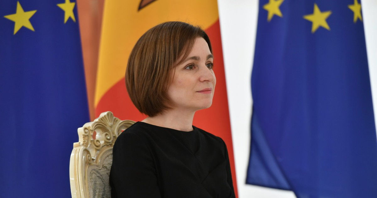 Президент Республики Молдова Майя Санду. 