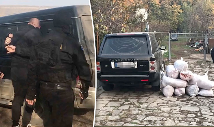 Un ucrainean, reținut pentru că a încercat să exporte ilegal deşeuri de cupru într-un Range Rover și Hyundai Galloper.