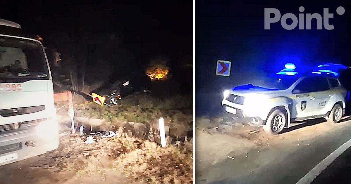 Accident cumplit la Hâncești: Un automobil a doborât un indicator.