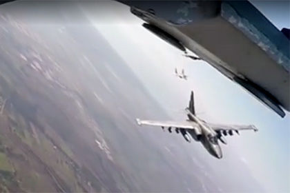 Россия наносит удары по террористическим группировкам на территории Сирии.