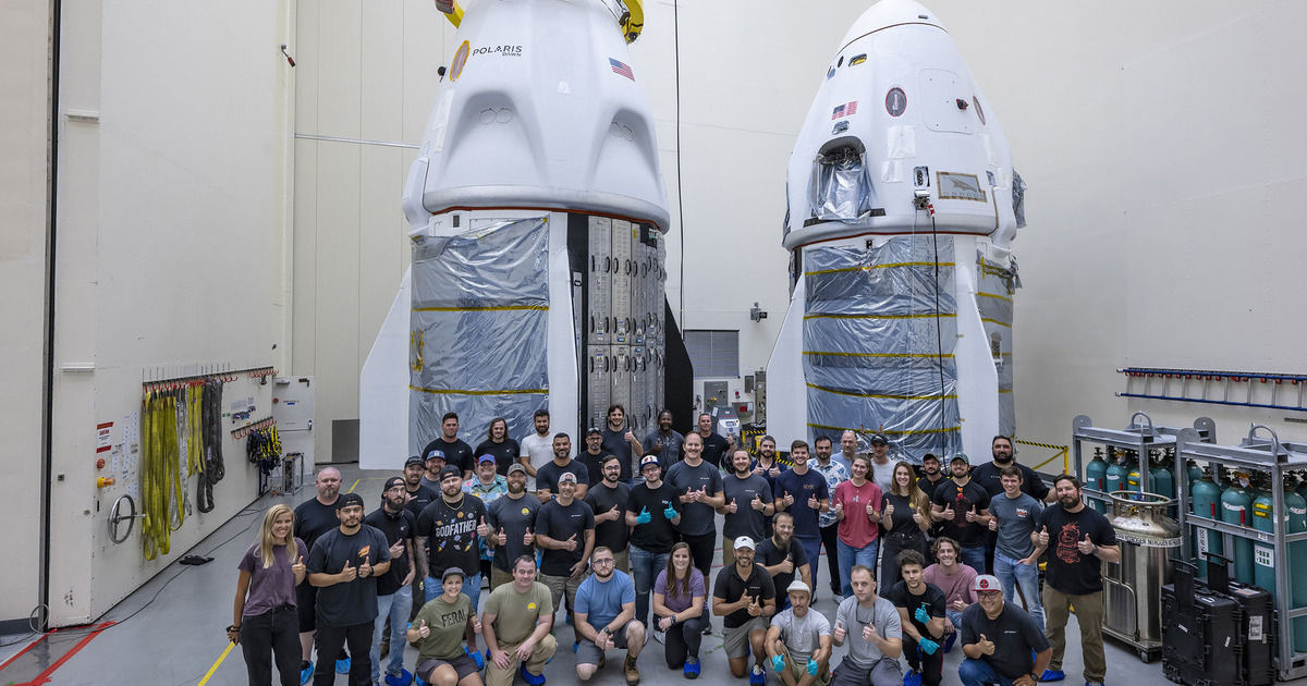 SpaceX a prezentat capsulele Crew Dragon, pregătite pentru misiunea Polaris Dawn.