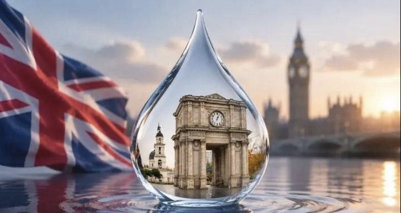 Apă britanică sub brandul chișinăuian: Prețul în R. Moldova va depăși 60 de lei pentru o sticlă. Colaj: tv8.md