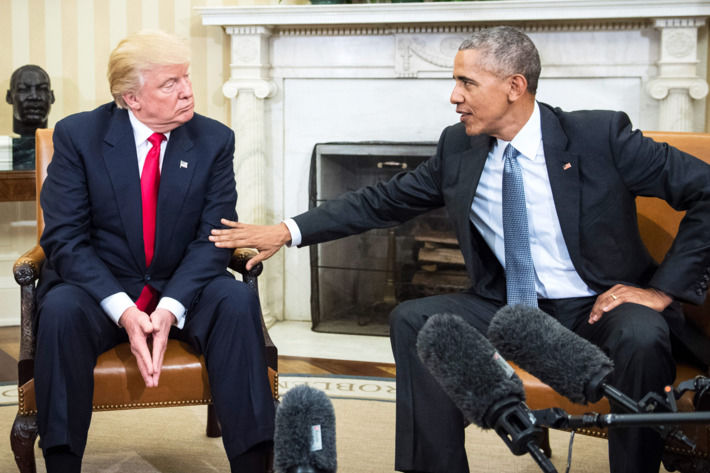 Donald Trump spune că a fost spionat la ordinul lui Barack Obama. Foto: nymag.com