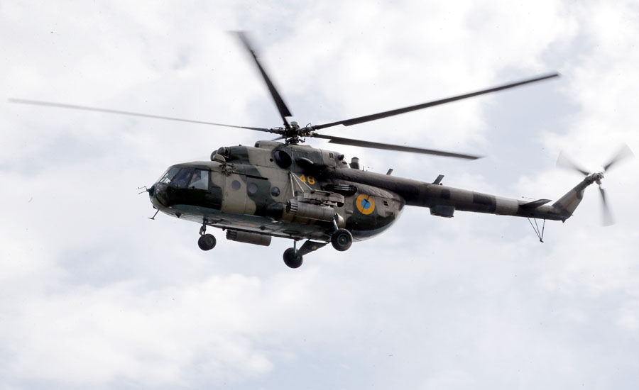 Accident aviatic în Ucraina. Un elicopter cu oameni labord s-a prăbuşit