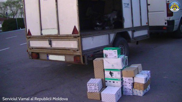 Marfă în valoare de peste 40 mii lei, confiscată la vama Leușeni. Foto: customs.gov.md