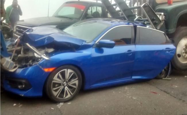ДТП с 50 автомобилями в Мексике попало на видео.