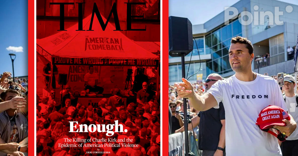 Revista Time a publicat o copertă dedicată activistului ucis Charlie Kirk.