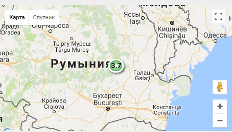 Землетрясение магнитудой 3,7 на глубине 113,8 км.