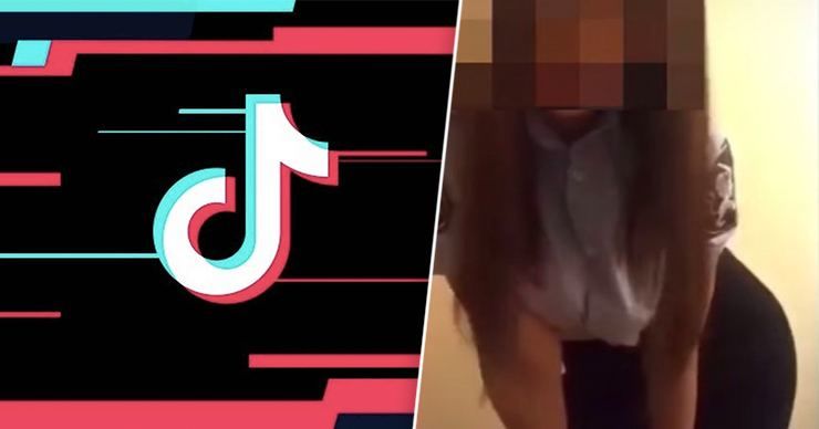 Девушке грозит штраф за видео в Tik Tok в полицейской форме.