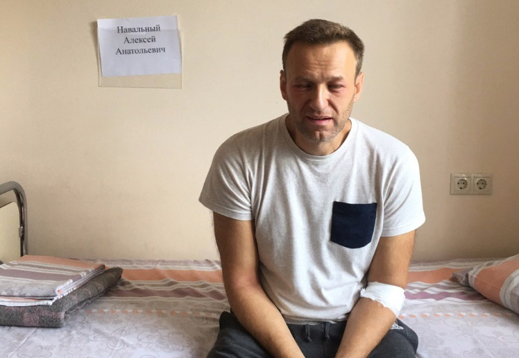 Российский оппозиционер Алексей Навальный.