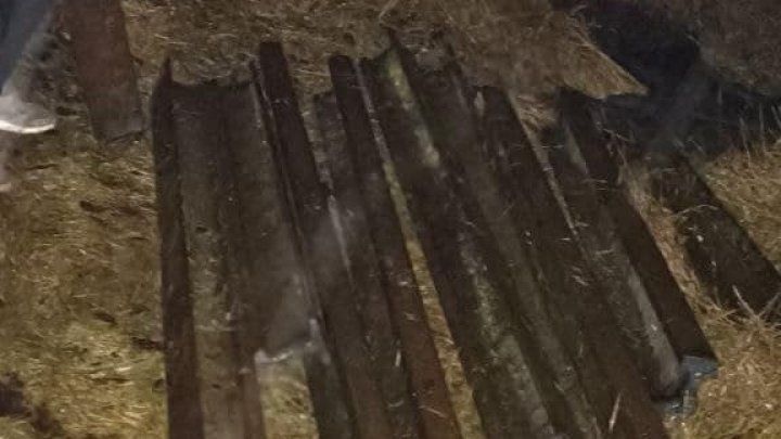 Молодой человек порезал рельсы на металлолом под Кишинёвом.
