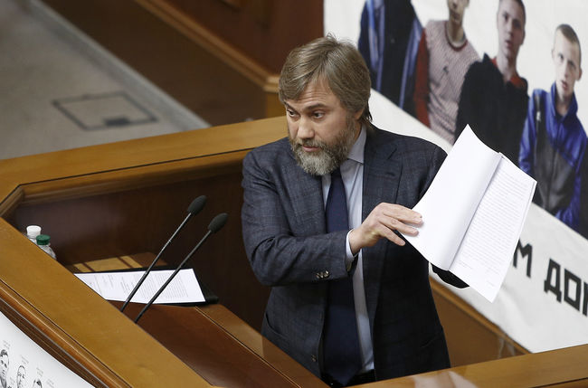 Вадим Новинский, депутат Верховной рады от «Оппозиционного блока».