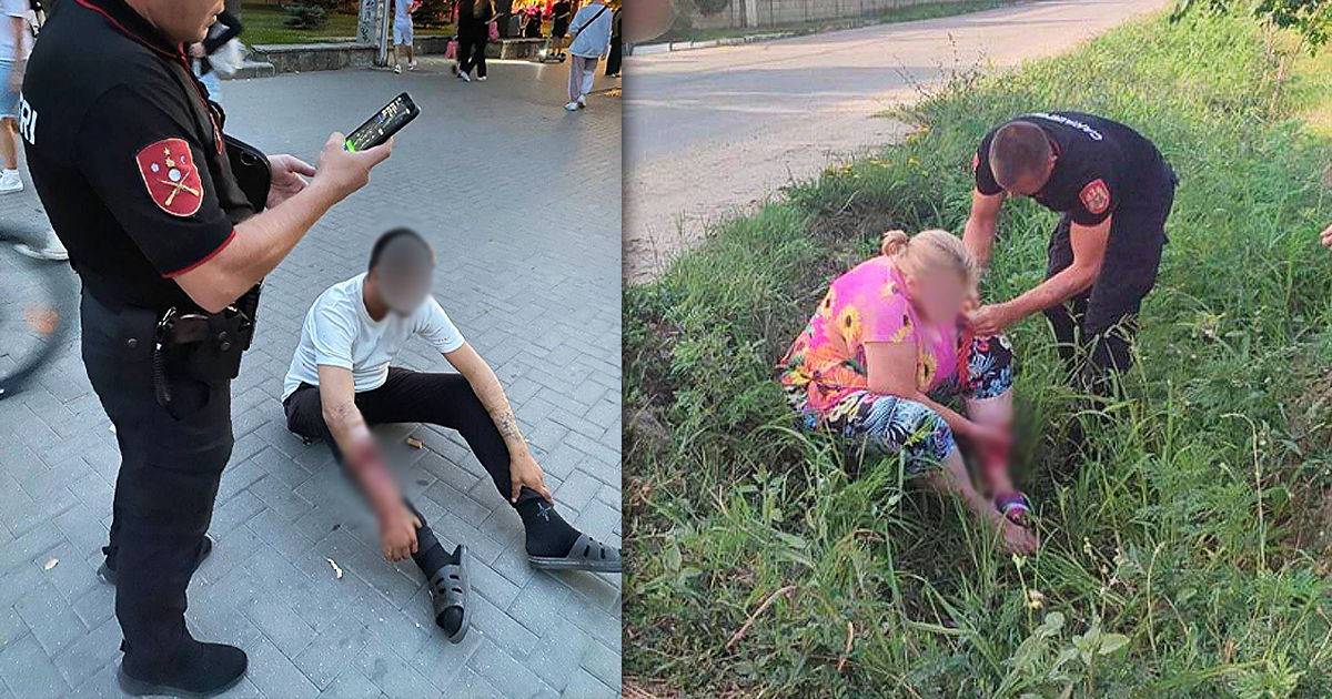 В прошедшие выходные карабинеры оказали помощь мужчине и женщине с травмами. Коллаж: Point.md