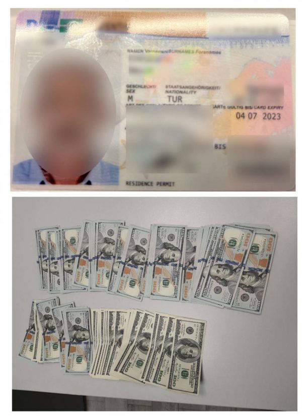 Иностранцы не прошли контроль на границе: один из них утаил валюту.