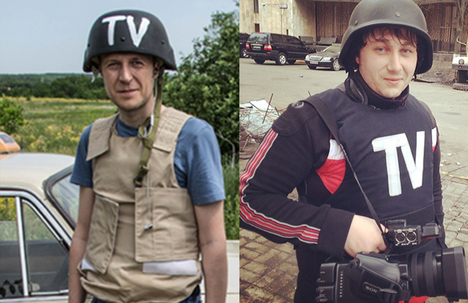 17 июня под Луганском под минометный обстрел попала съемочная группа ВГТРК. Фото: lifenews.ru