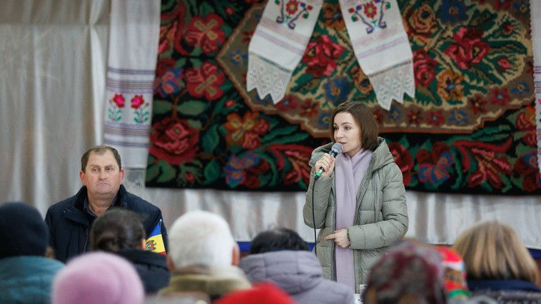 Санду в Сороках: Наш приоритет - сохранение мира в стране и обществе.