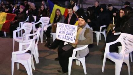 Подобный протест состоялся в Бухаресте и в конце прошлой недели.