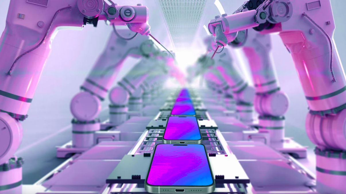 Apple планирует сократить 50% рабочих мест на сборке iPhone за счет автоматизации.