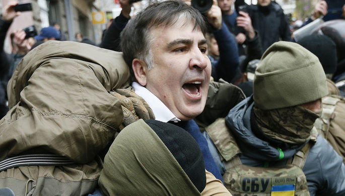 Саакашвили обратился к своим сторонникам из изолятора.