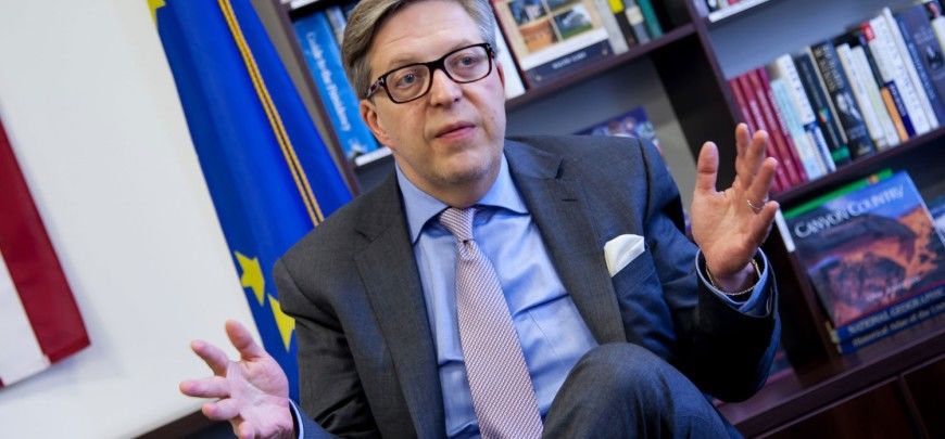 Глава Делегации ЕС в Молдове Пиркка Тапиола.