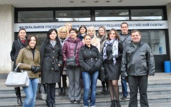 La stagiul de la Rossiyskaya Gazeta au participat jurnalişti din Republica Moldova