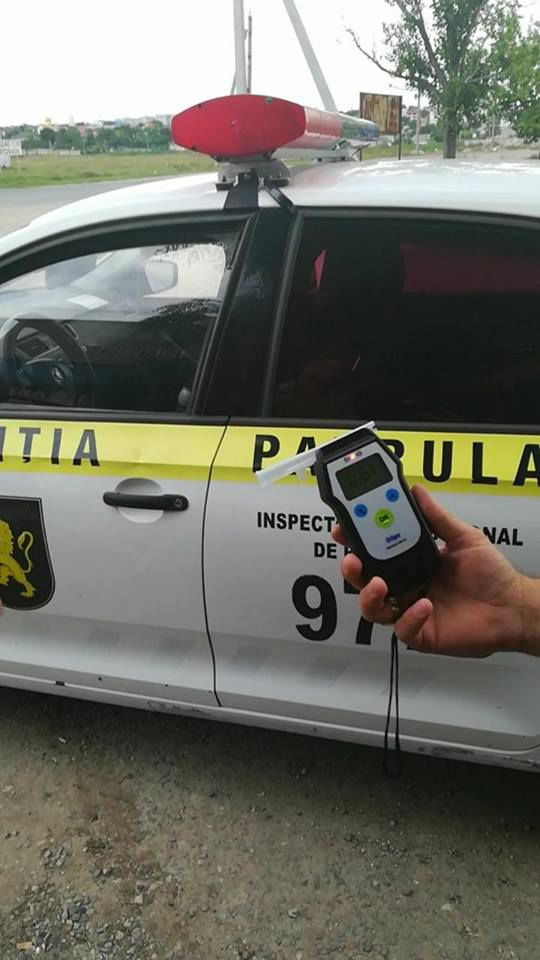 44 водителя сели за руль в выходные после употребления алкоголя. Фото: facebook.com/Inspectoratul Național de Patrulare al IGP.