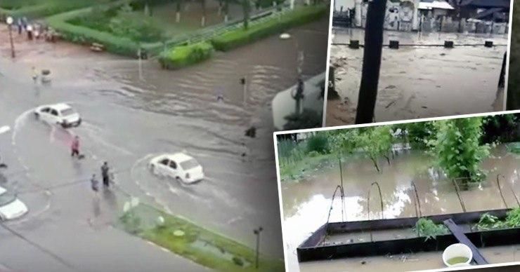 В Добродже вода проникла в дома людей и причинила серьёзный ущерб. Коллаж: Point.md.
