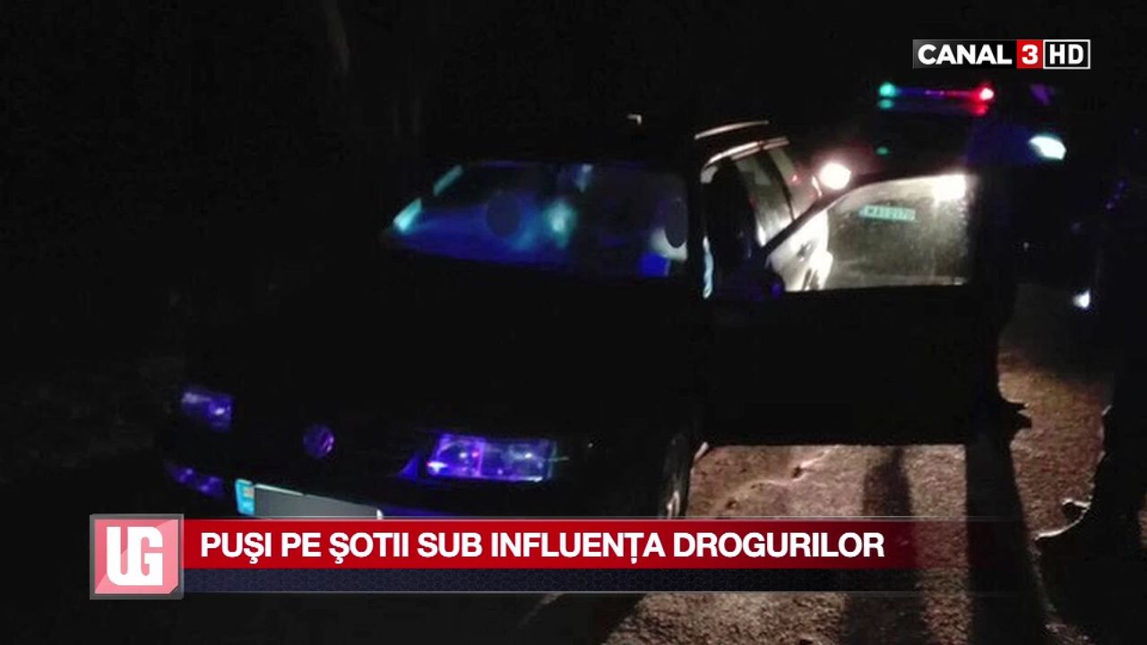 Doi indivizi, puși pe șotii sub influența drogurilor