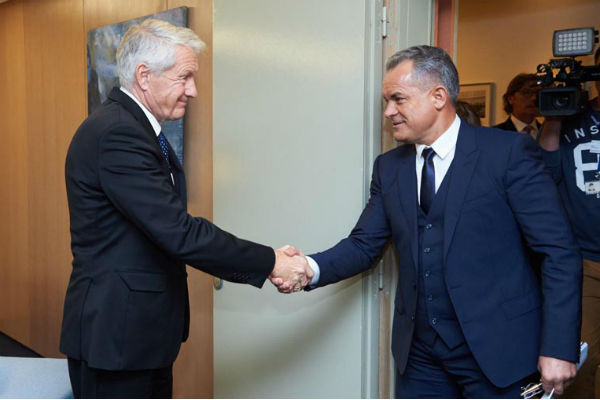 Președintele PDM s-a întâlnit la Strasbourg cu oficiali europeni