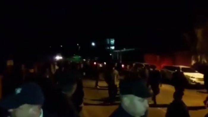 Candidatul Partidului Democrat a fost huiduit și în localitatea Răzeni, raionul Ialoveni. Foto: captura facebook