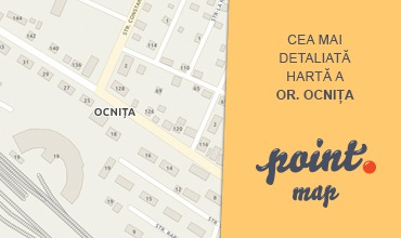 Oraşul Ocnița pe Point Map.