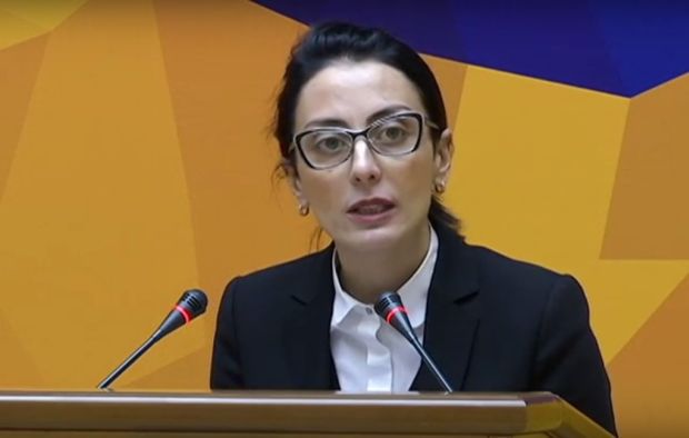 Глава Нацполиции Украины Хатия Деканоидзе.