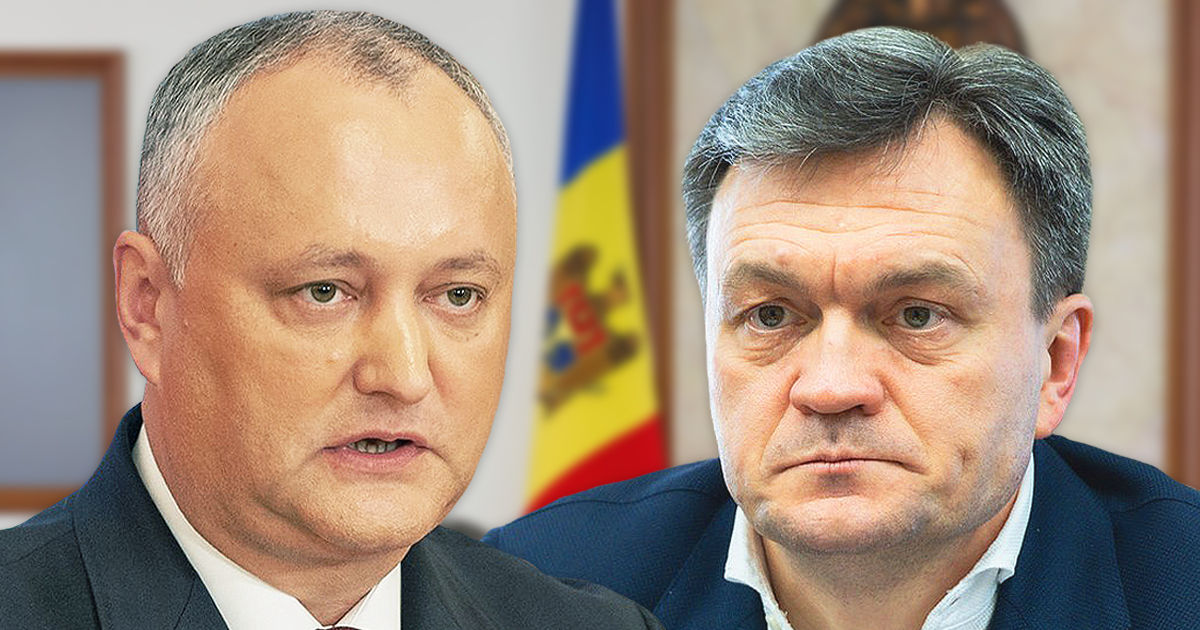 Додон о 100 днях кабмина Речана: Молдаванам сказали не ныть. Коллаж: Point.md