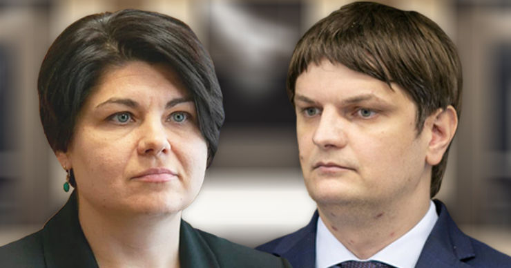 Премьер-министр Наталья Гаврилица об отставке вице-премьера Андрея Спыну. Коллаж Point.md.